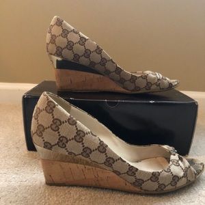 Gucci Wedge Sandals - size 9